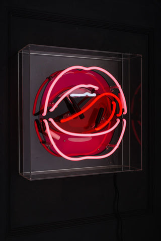 Image of the Mouth Neon Light Box switched off
