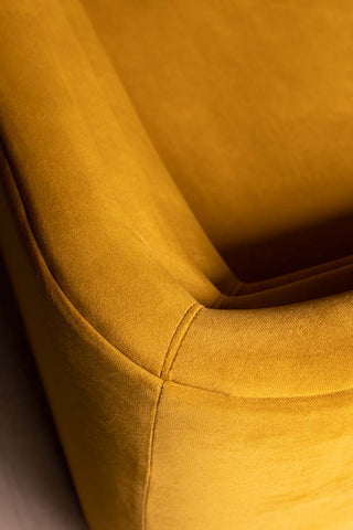 Image of the material for the Mustard Art Deco Stepped Sofa