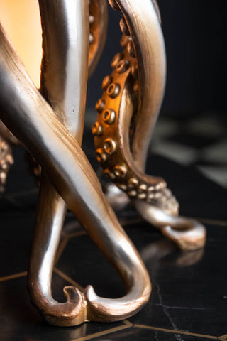 Image of the tentacles on the Octopus Table Lamp