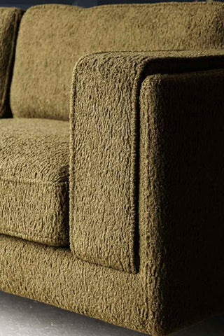 Image of the arm for the Olive Chunky Boucle Sofa
