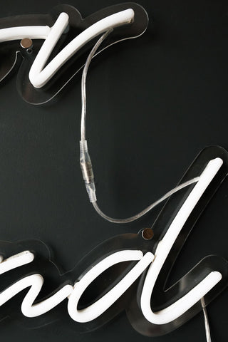 Detail image of the One For The Road Neon Wall Light
