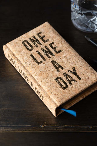 Lifestyle image of the One Line A Day: A Five Year Memory Book In Cork