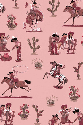 Image of the Poodle & Blonde Cliftonville Cowgirls Motel Wallpaper