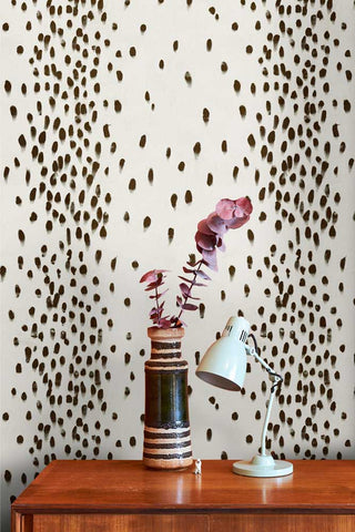 Lifestyle image of the Poodle & Blonde Tottenham Dalmatian Cocoa Wallpaper