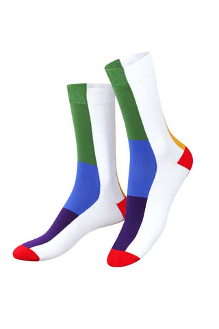Image of the Rainbow Dream Socks on a white background