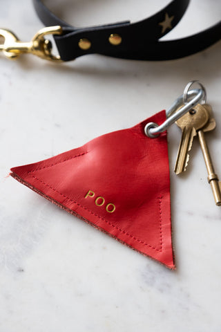 Image of the Red Triangle Dog Poo Bag Pouch