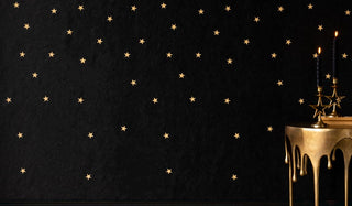 Landscape image of the Rockett St George Falling Stars Black Mural