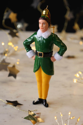 Image of the detail for the Santas Helper Elf Christmas Decoration