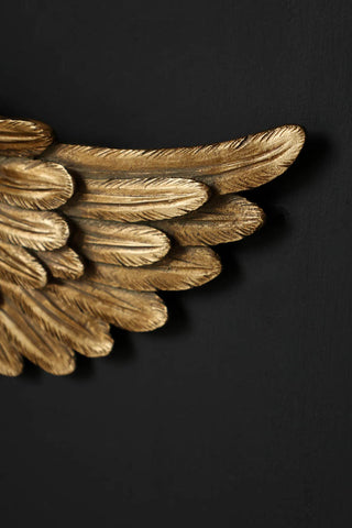 Image of the finish for the Set Of 2 Gold Angel Wings