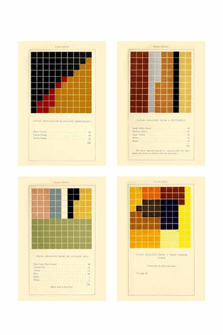 Set Of 4 Colour Analysis Art Print - Available Unframed Or Framed
