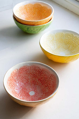 Image of the ceramic for the Set Of 4 Grapefruit Bowls