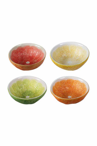 Image of the Set Of 4 Grapefruit Bowls on a white background