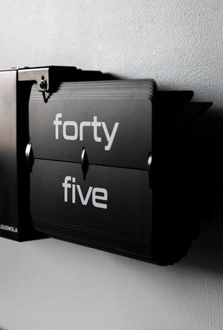 Detail image of the Small Black Text Flip Clock
