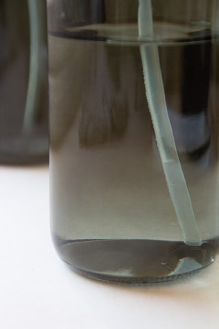 Image of the base of the Large Smoked Glass Soap Dispenser Bottle