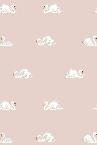 Image of the Stil Haven Baby Swan Wallpaper