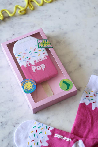 Image of the Strawberry Frozen Lolly Socks