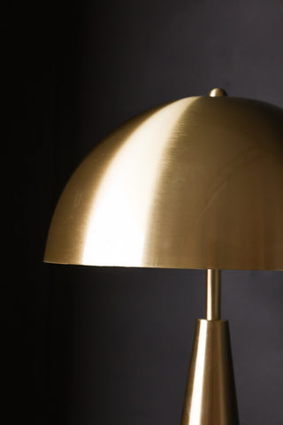 Image of the shade on the Sublime Brushed Gold Table Lamp