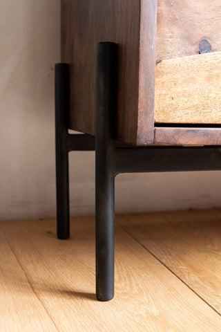 Image of the legs on the Sunburst TV Stand