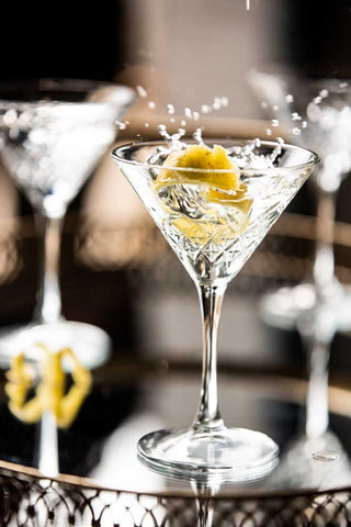 Lifestyle image of the Vintage Martini Glass