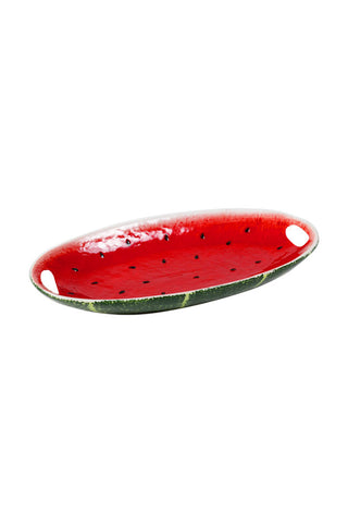 Image of the Watermelon Serving Plate on a white background