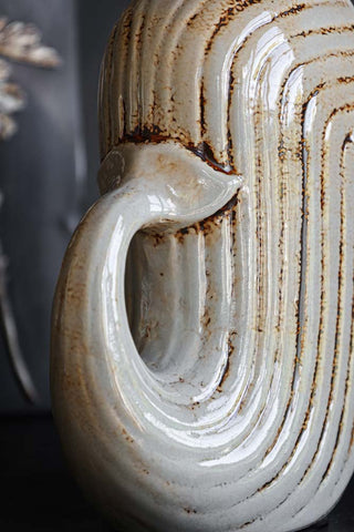 Image of the tail handle on the Whale Water Jug