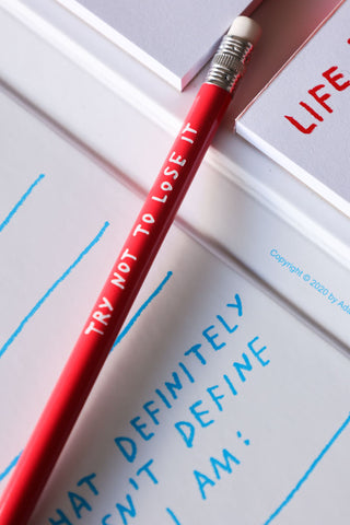 Image of the pencil for the Work/Life Balance List Notepad