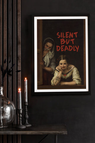 Silent But Deadly Print - Available Framed Or Unframed