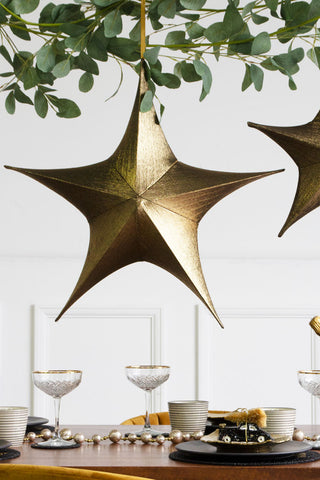 Gold Metallic Star - 2 Sizes Available