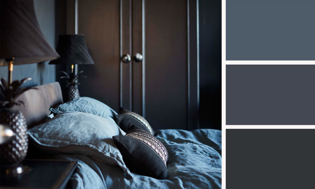 How To Decorate With Dark Paint Colours Room By Guide Rockett St Gee Blog - How To Decorate With Blue Grey Walls