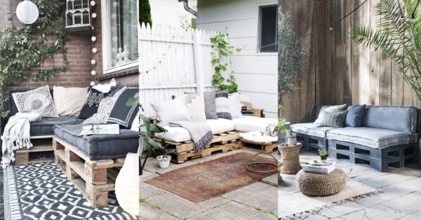 11 Pallet Garden Furniture Ideas, How To Make Garden Corner Sofa From Pallets