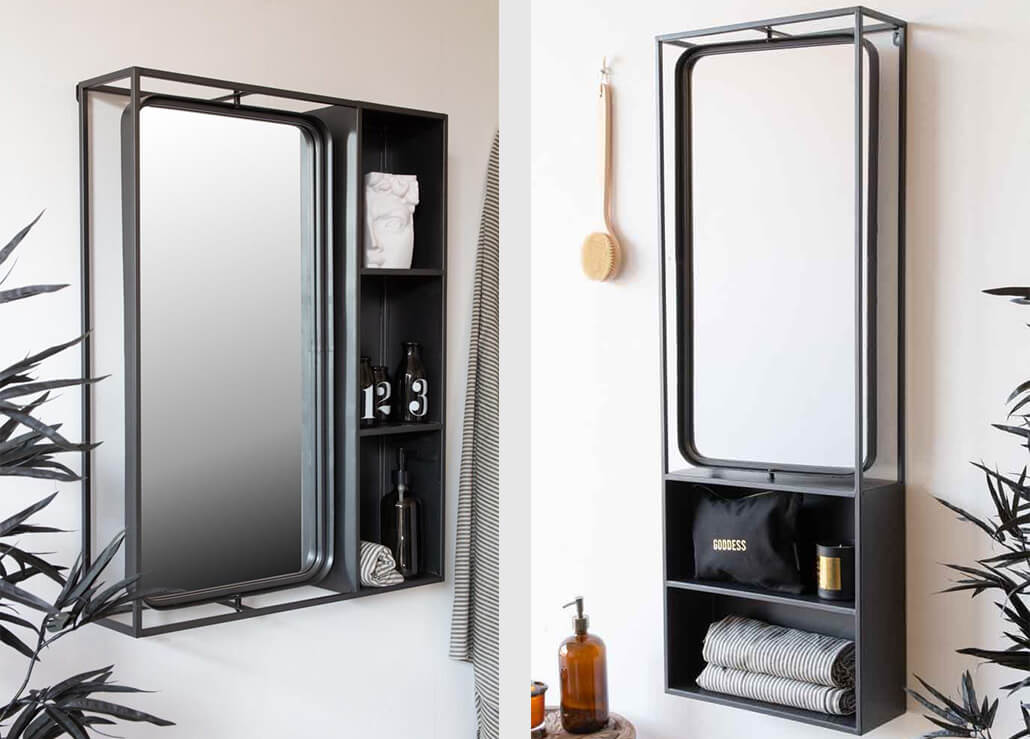30 Of The Best Bathroom Mirror Ideas, Swivel Vanity Mirror With Storage