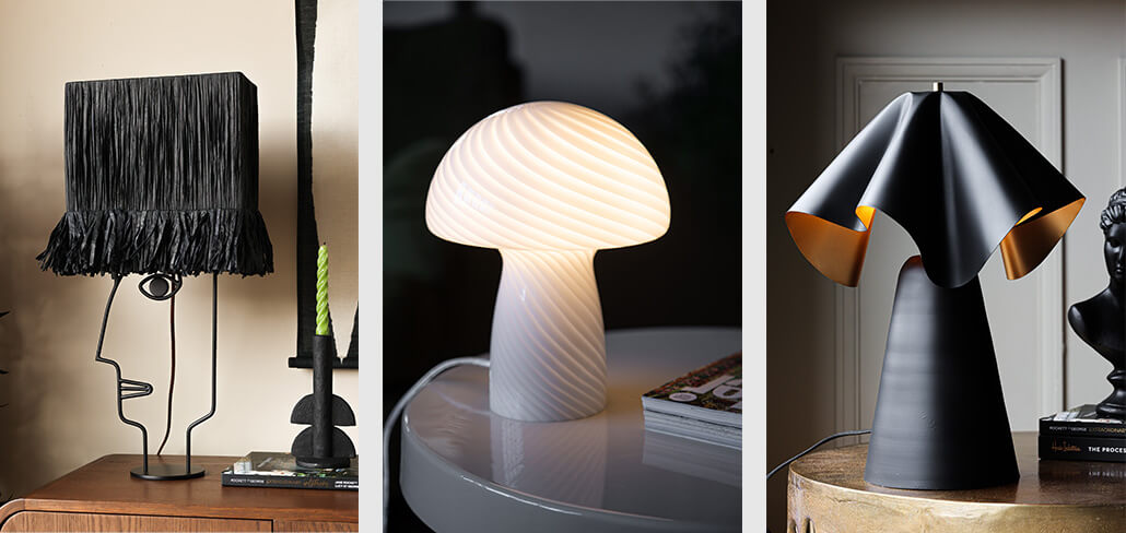 three quirky light designs